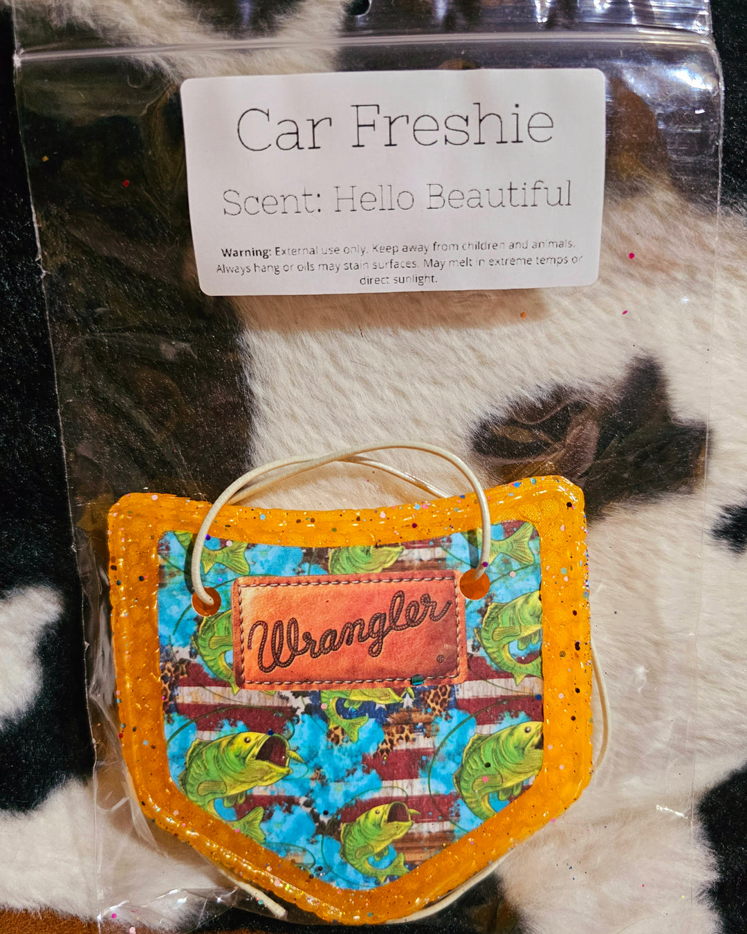 Freshie- Fishing Wrangler Pocket- Hello Beautiful