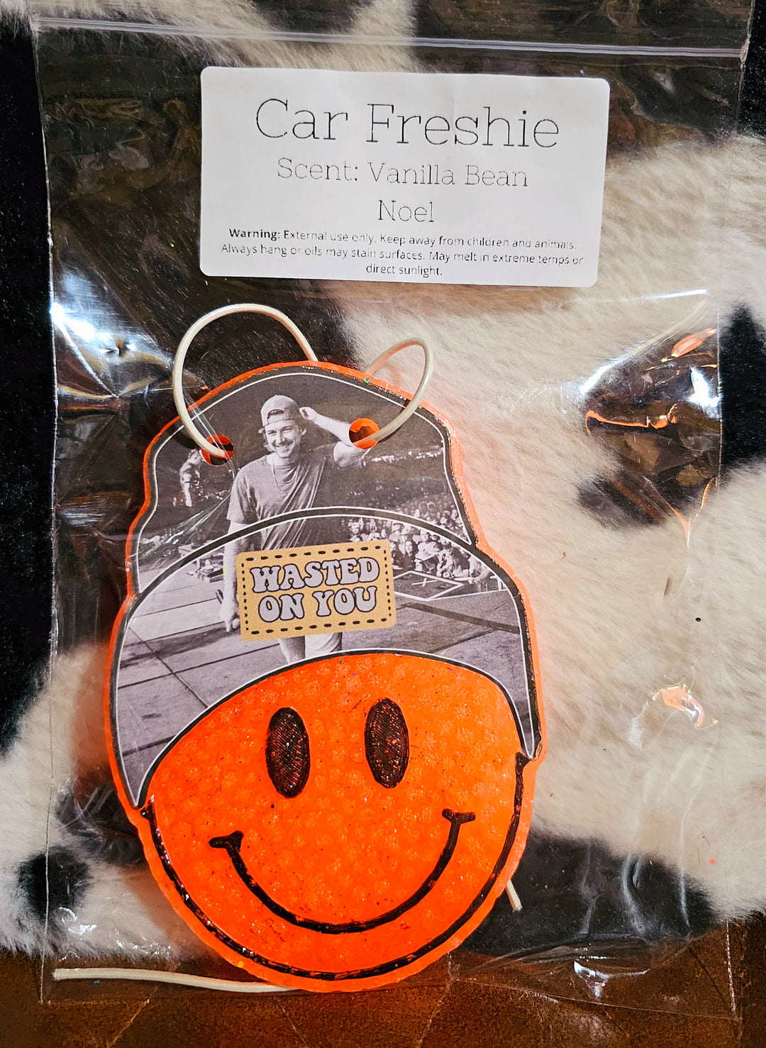 Freshie- Wasted on You Smiley Beanie- Vanilla Bean Noel