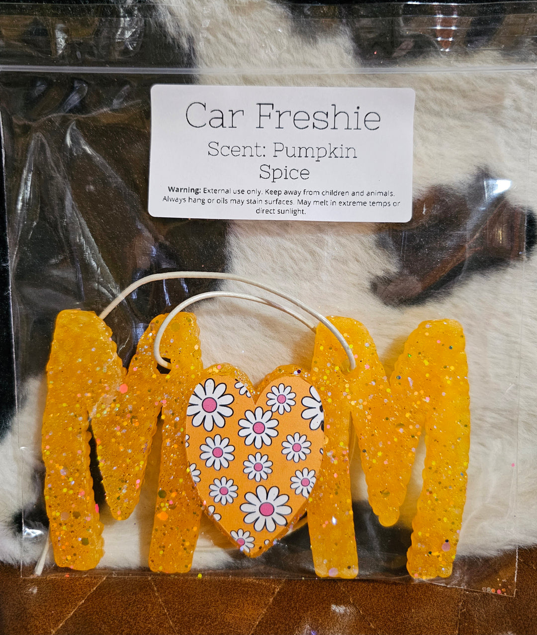 Freshie-Mom Floral Heart- Pumpkin Spice