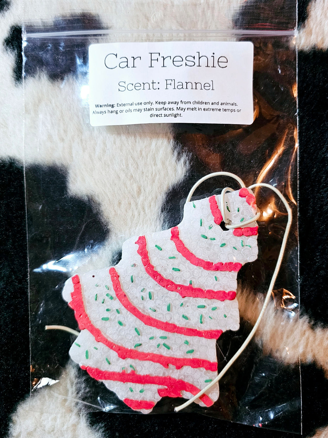 Freshie- Christmas Tree Cake- Flannel