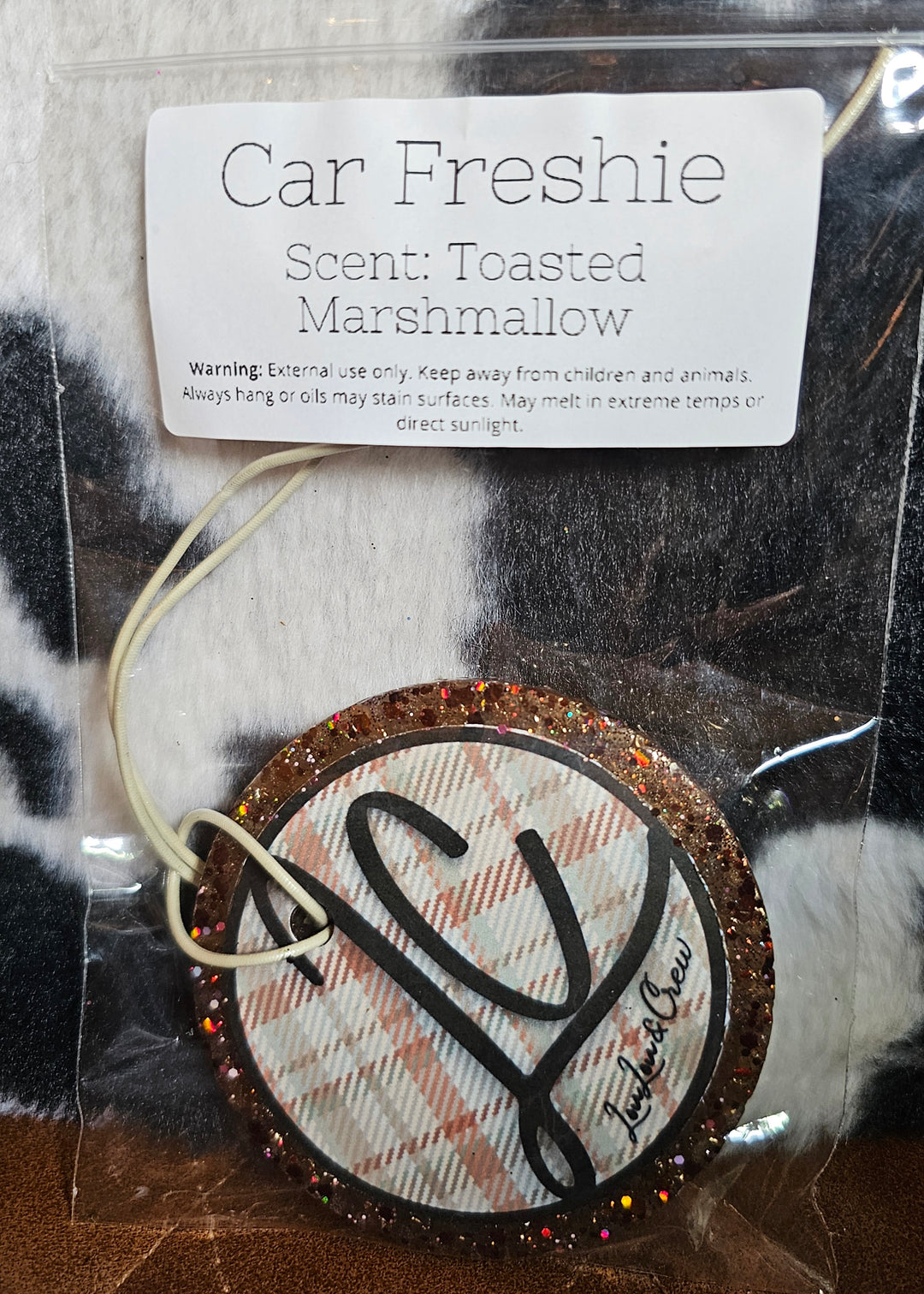 Freshie-LC Brown Plaid- Toasted Marshmallow