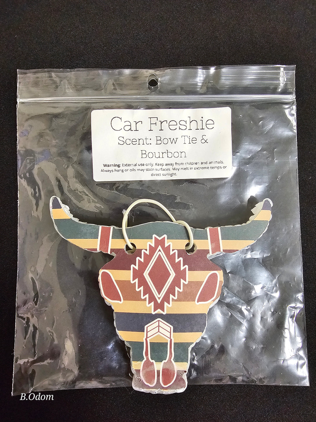Freshie- Aztec Skull- Bow Tie & Bourbon