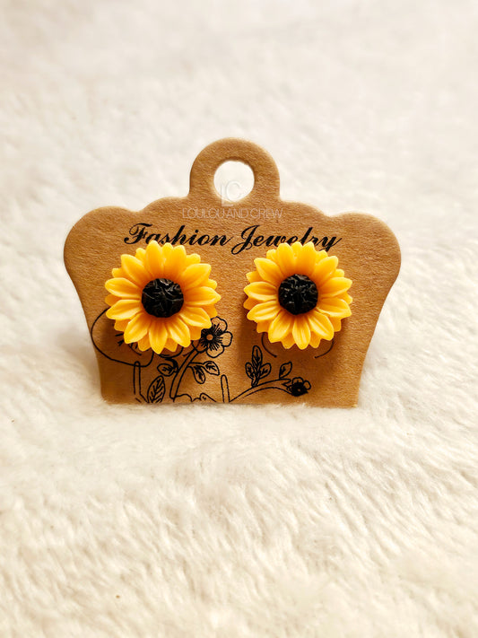 Earrings- Sunflower
