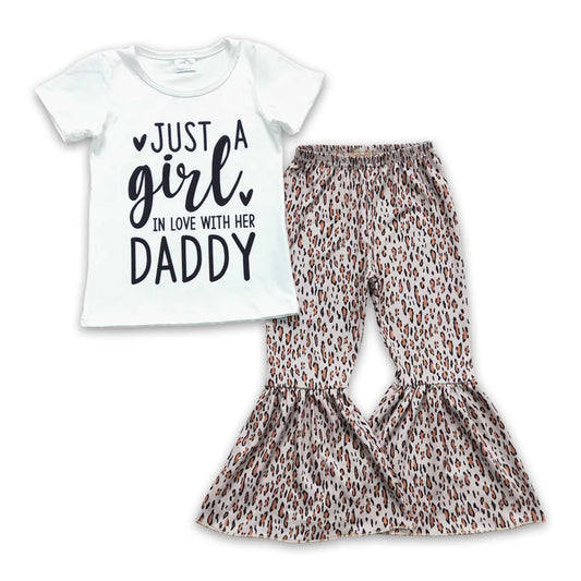 In Love with Her Daddy Leopard Set