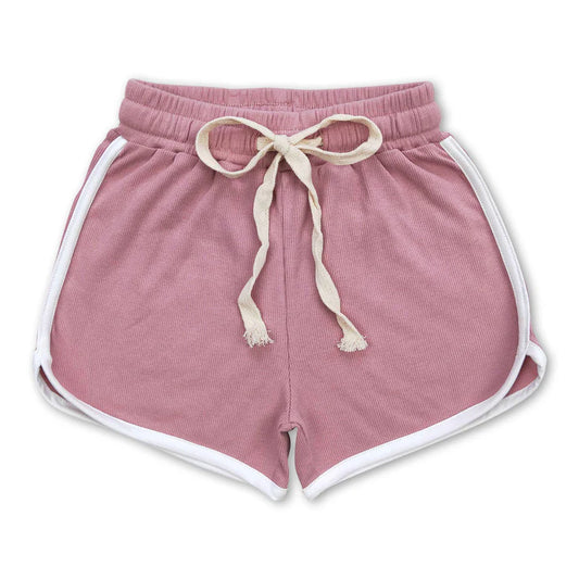 Girls Shorts- Pink Rose