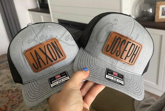 Custom Hats w/ Name Patch-Adult